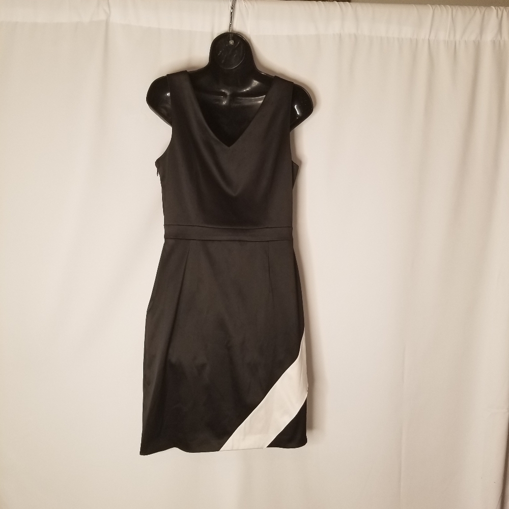 Black & White Sleeveless Dress - Picture 3 of 6